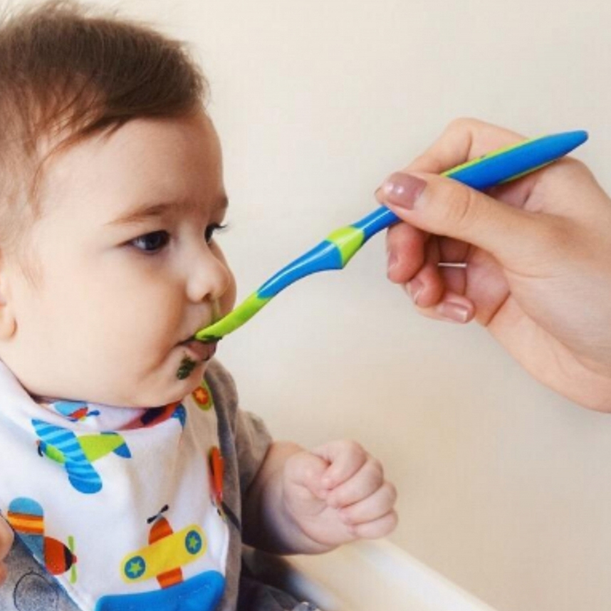 Kit Colheres Bebê Nuby Coloridas 6 Peças Kit Colheres Bebê Nuby Coloridas 6 Peças