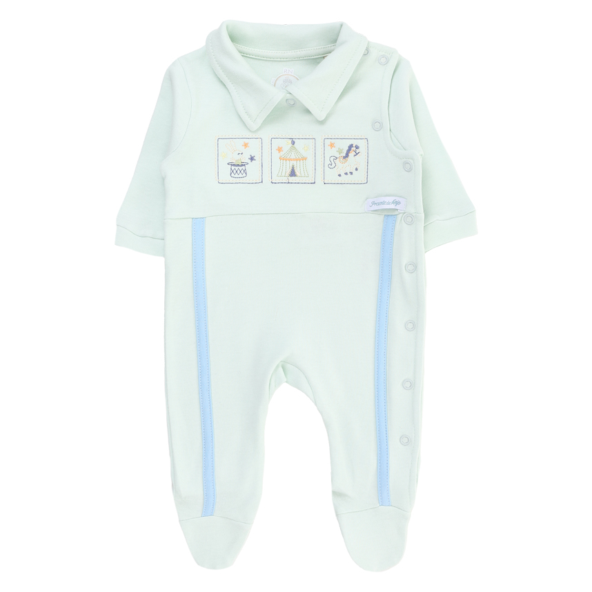 Macacão Bebê Presente De Anjo Suedine Bordado Circo