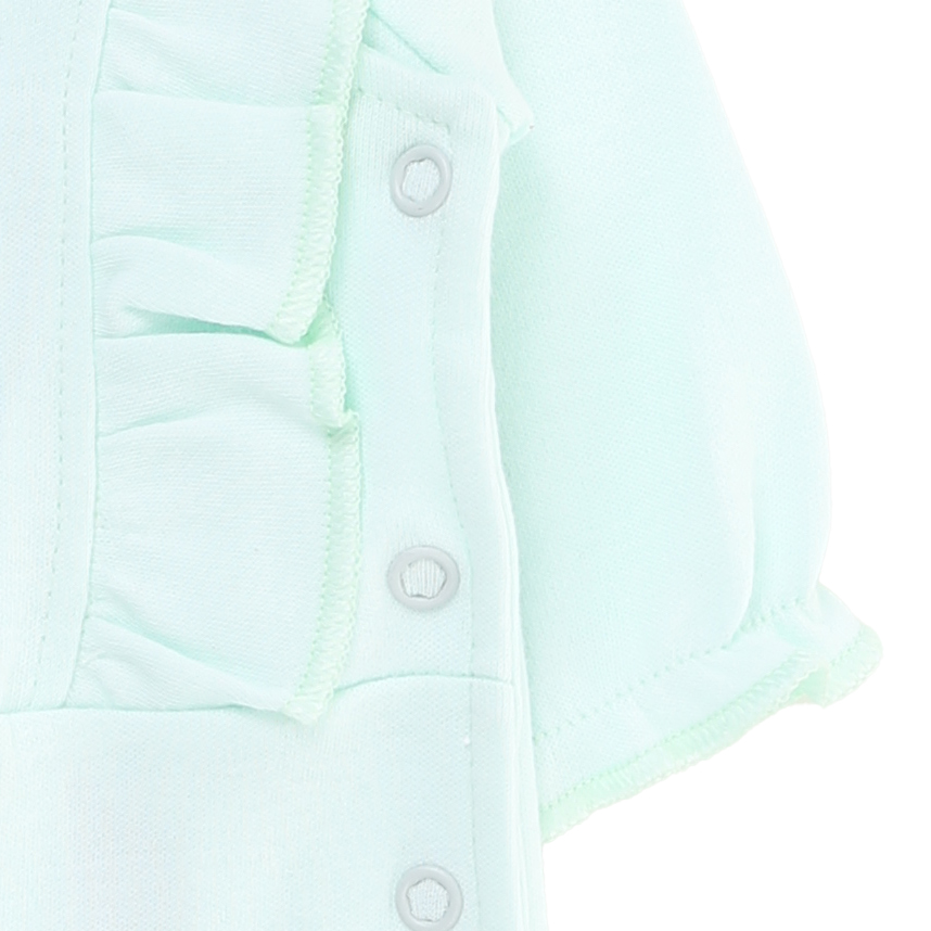 Macacão Longo Presente De Anjo Suedine Bordado Tartaruga