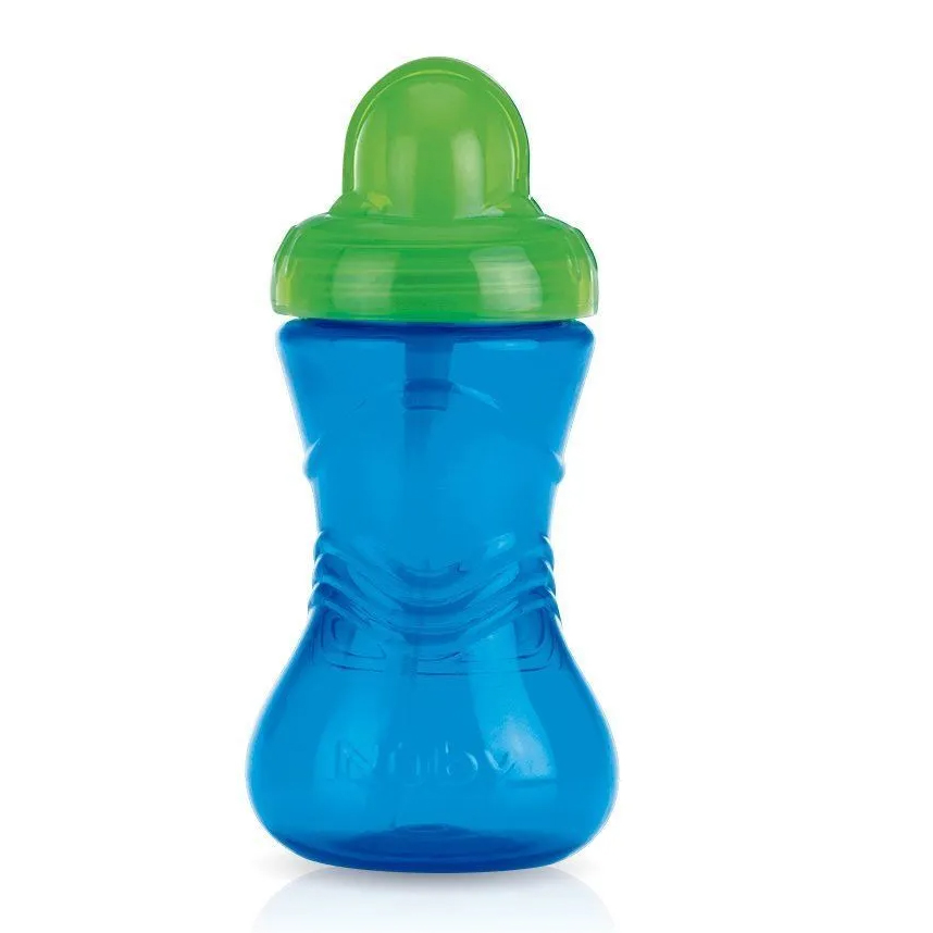 Copo Infantil Squeeze Nuby Azul 300 ml Copo Infantil Squeeze Nuby Azul 300 ml