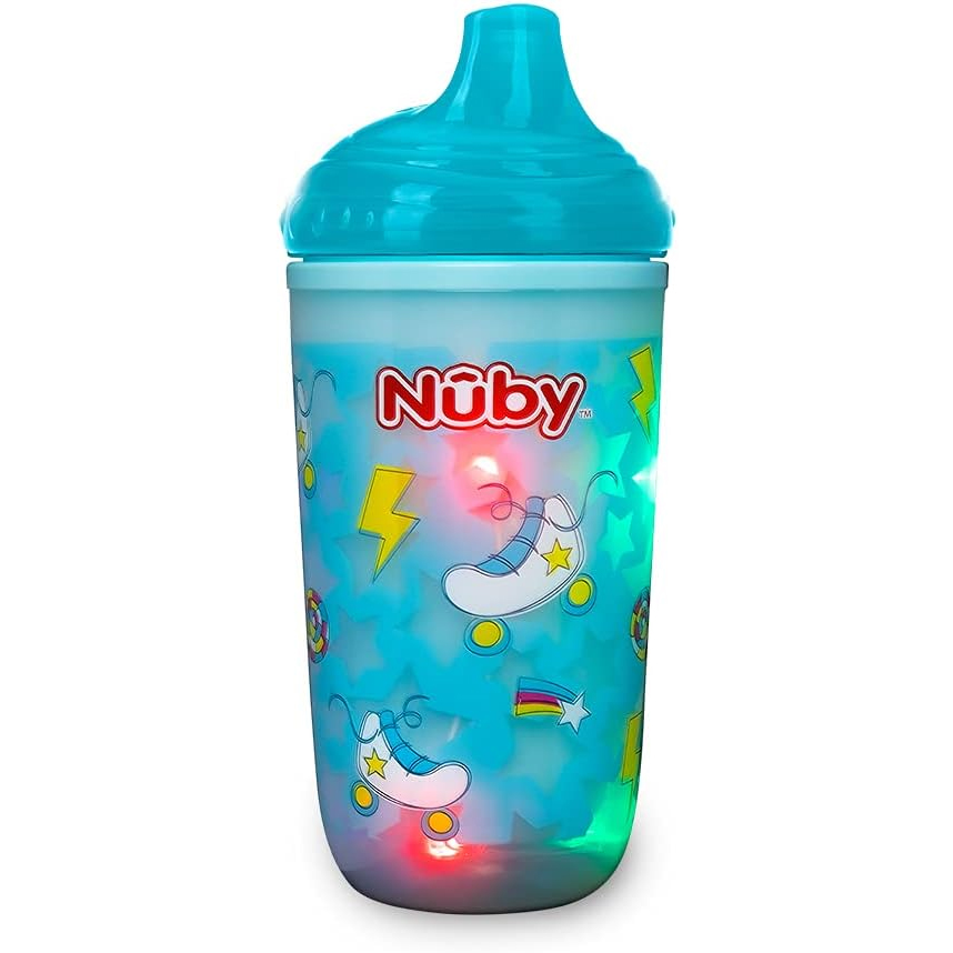 Copo Infantil Nuby Pisca-Pisca com Bico Rígido 240 ml Copo Infantil Nuby Pisca-Pisca com Bico Rígido 240 ml
