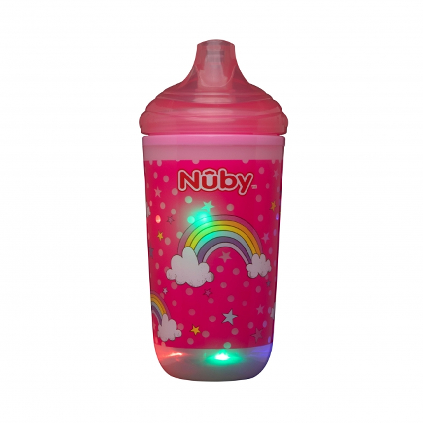 Copo Infantil Nuby Pisca-Pisca com Bico Rígido 240 ml Copo Infantil Nuby Pisca-Pisca com Bico Rígido 240 ml