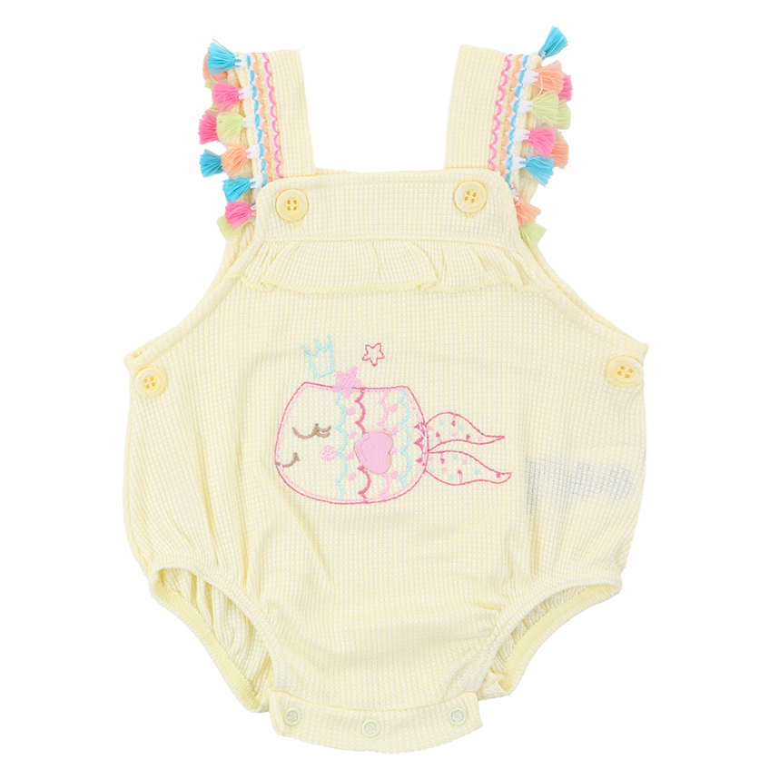 Banho De Sol Presente De Anjo Bordado Peixe 2 Peças Banho De Sol Presente De Anjo Bordado Peixe 2 Peças