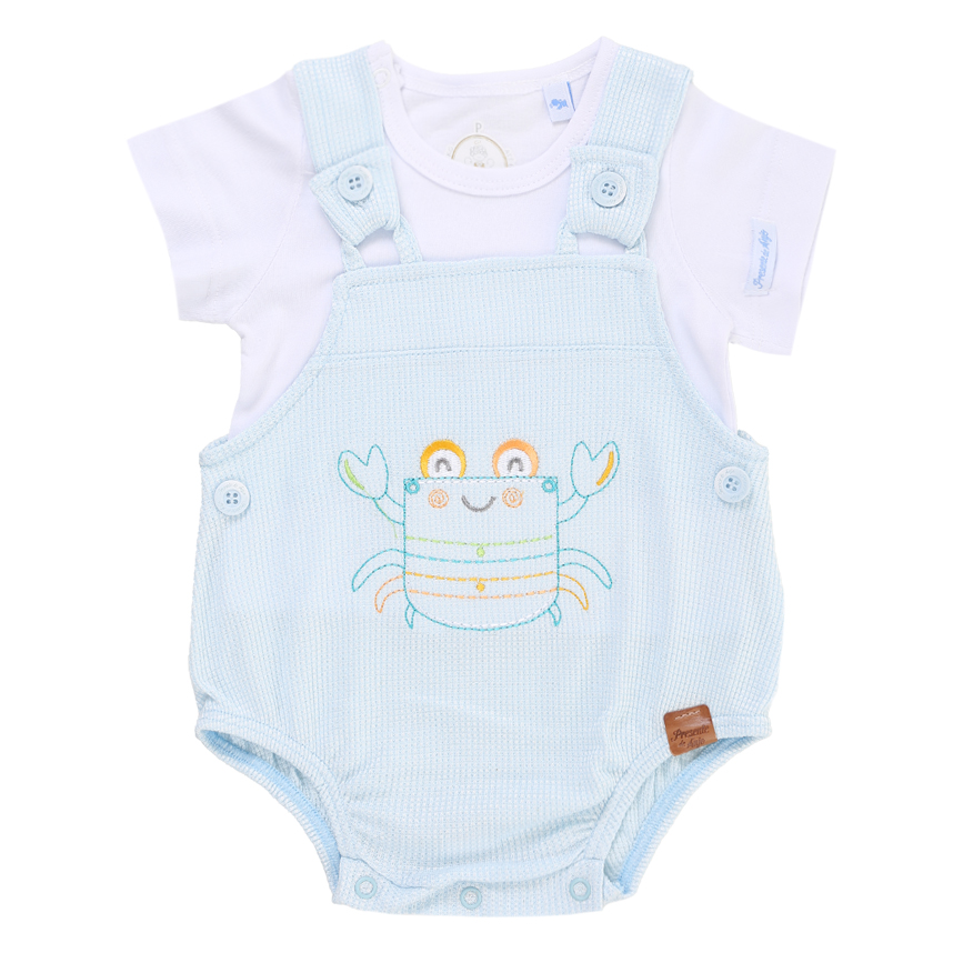 Banho De Sol Presente De Anjo Bordado Siri 2 Peças Banho De Sol Presente De Anjo Bordado Siri 2 Peças