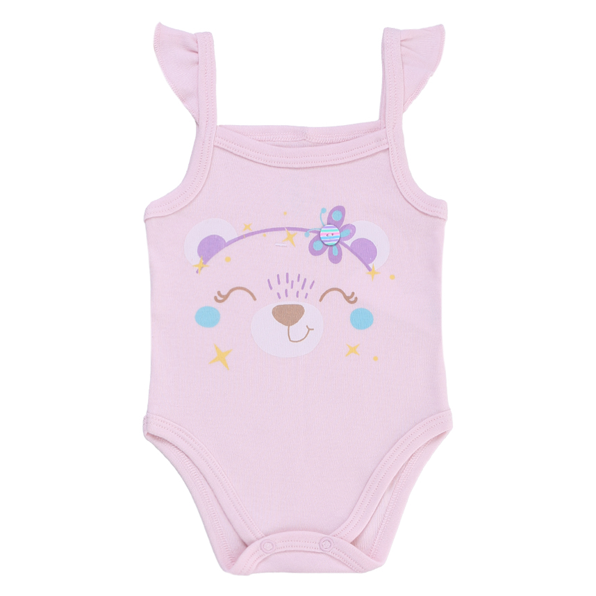 Conjunto Presente De Anjo Body E Short Estampa Ursa