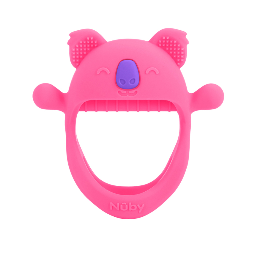 Mordedor Para Bebê Nuby Formato Coala Rosa Mordedor Para Bebê Nuby Formato Coala Rosa