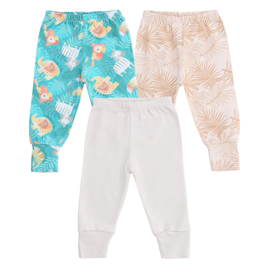 Kit Mijão Cotton Presente De Anjo Estampa Elefante 3 Peças Kit Mijão Cotton Presente De Anjo Estampa Elefante 3 Peças