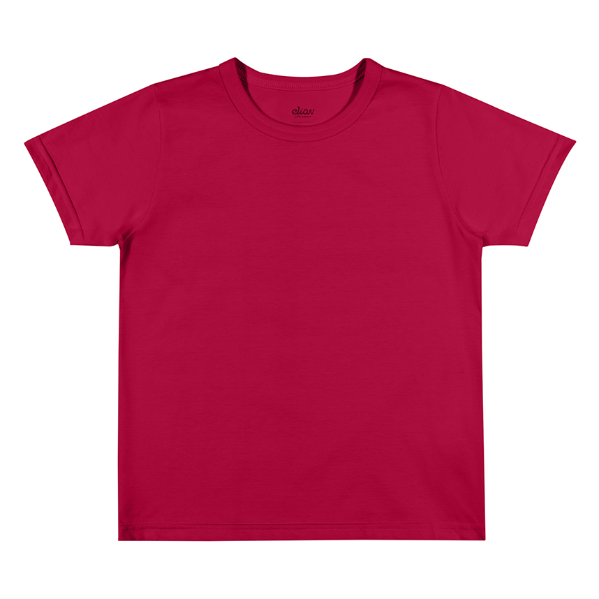Camiseta Juvenil Manga Curta Malha Básica