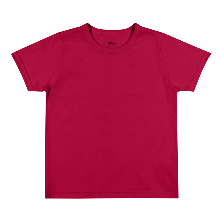 Camiseta Juvenil Manga Curta Malha Básica