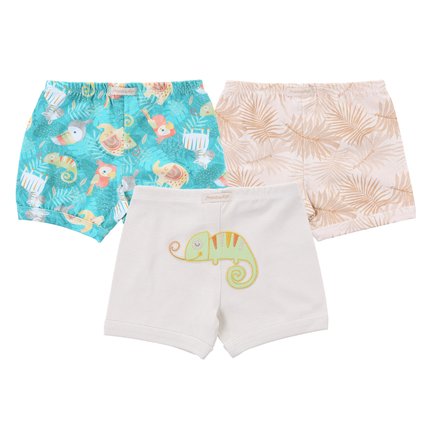 Kit Short Cotton Presente De Anjo Tema Ursa 3 Peças Kit Short Cotton Presente De Anjo Tema Ursa 3 Peças
