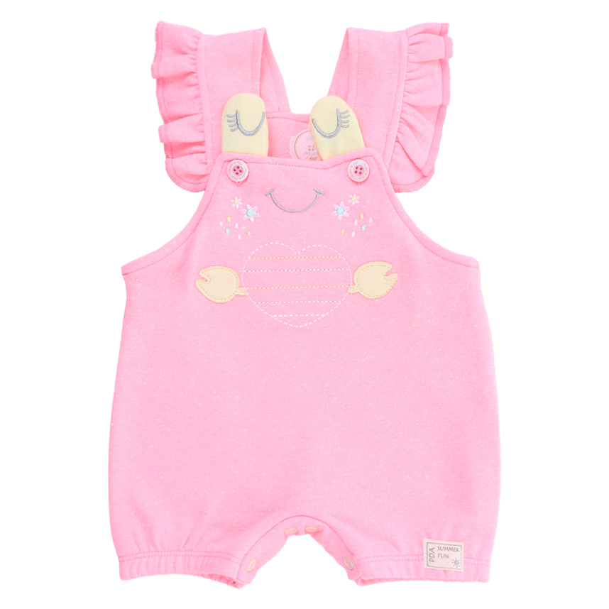 Macacão Curto Com Blusa Presente De Anjo Bordado Siri