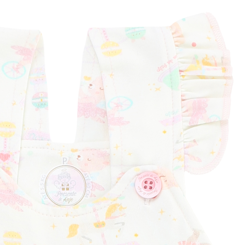 Banho de Sol Presente De Anjo Estampa Circo Banho de Sol Presente De Anjo Estampa Circo