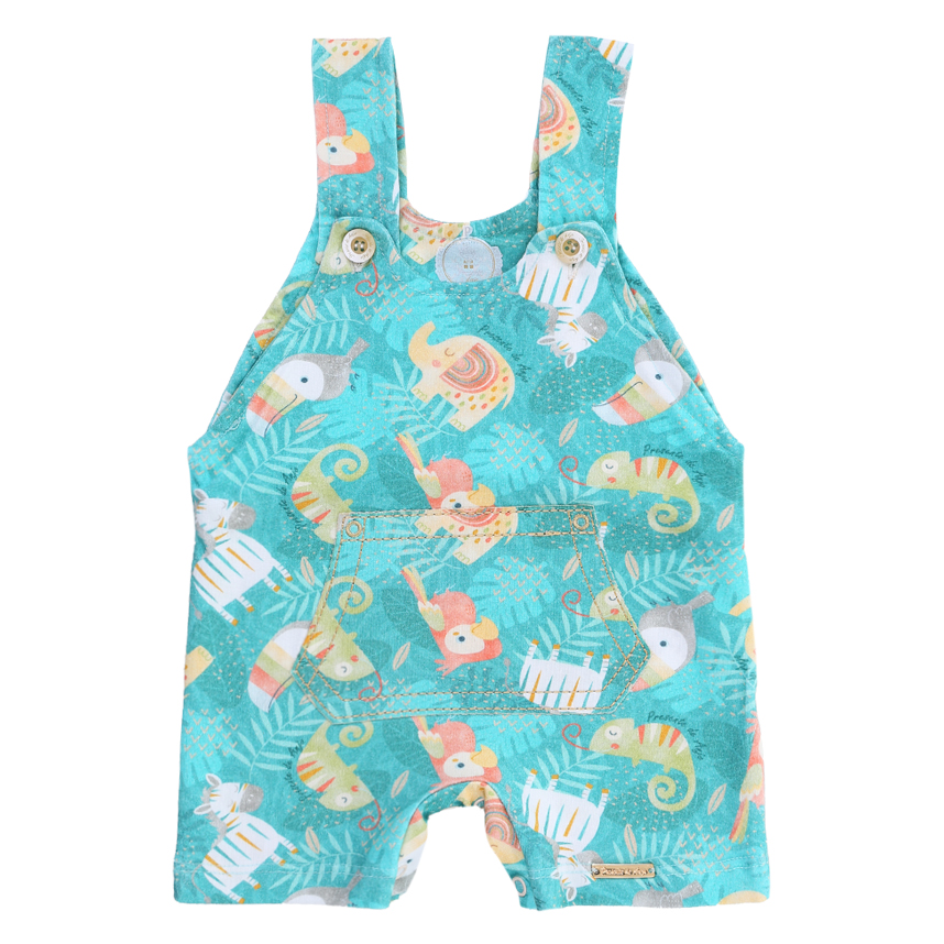 Banho de Sol Presente De Anjo Estampa Safari Banho de Sol Presente De Anjo Estampa Safari