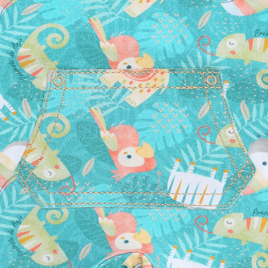 Banho de Sol Presente De Anjo Estampa Safari Banho de Sol Presente De Anjo Estampa Safari