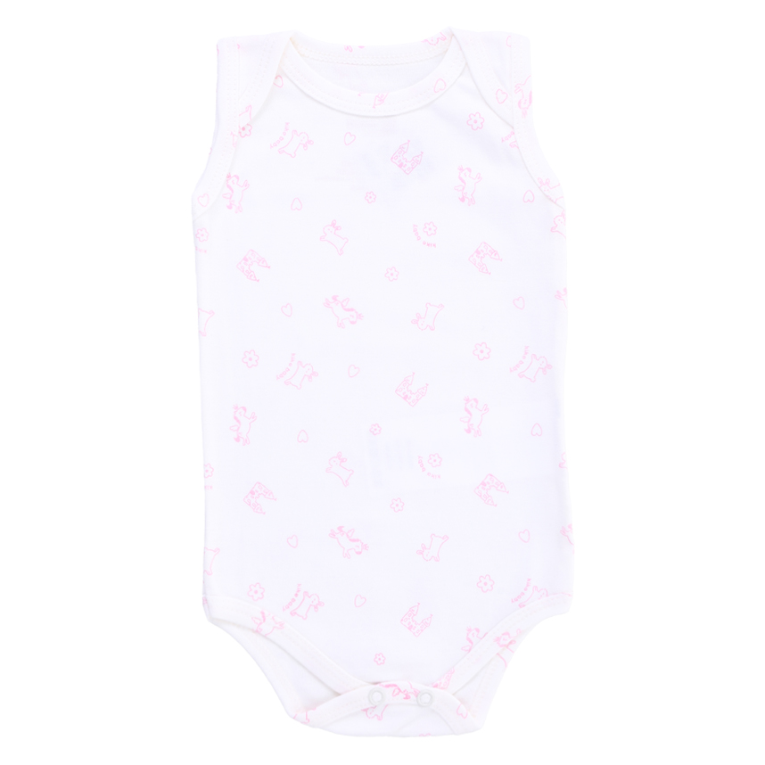 Kit Body Kiko Baby Manga Regata Coelho Unicórnio 3 Peças