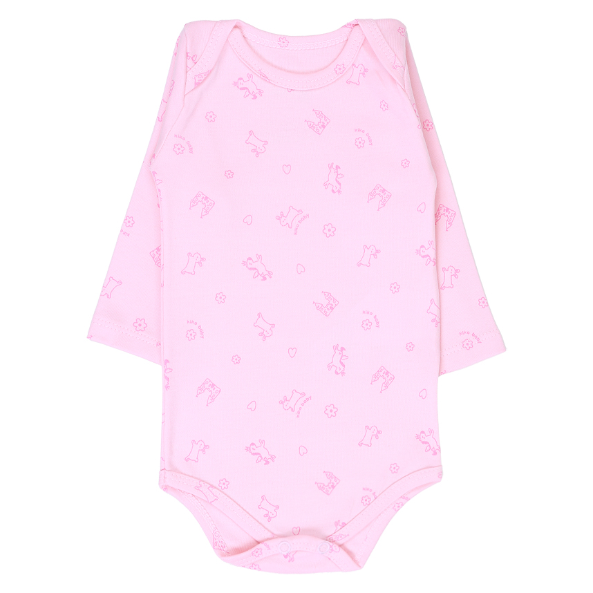 Kit Body Kiko Baby Manga Longa Coelho Unicórnio 3 Peças Kit Body Kiko Baby Manga Longa Coelho Unicórnio 3 Peças