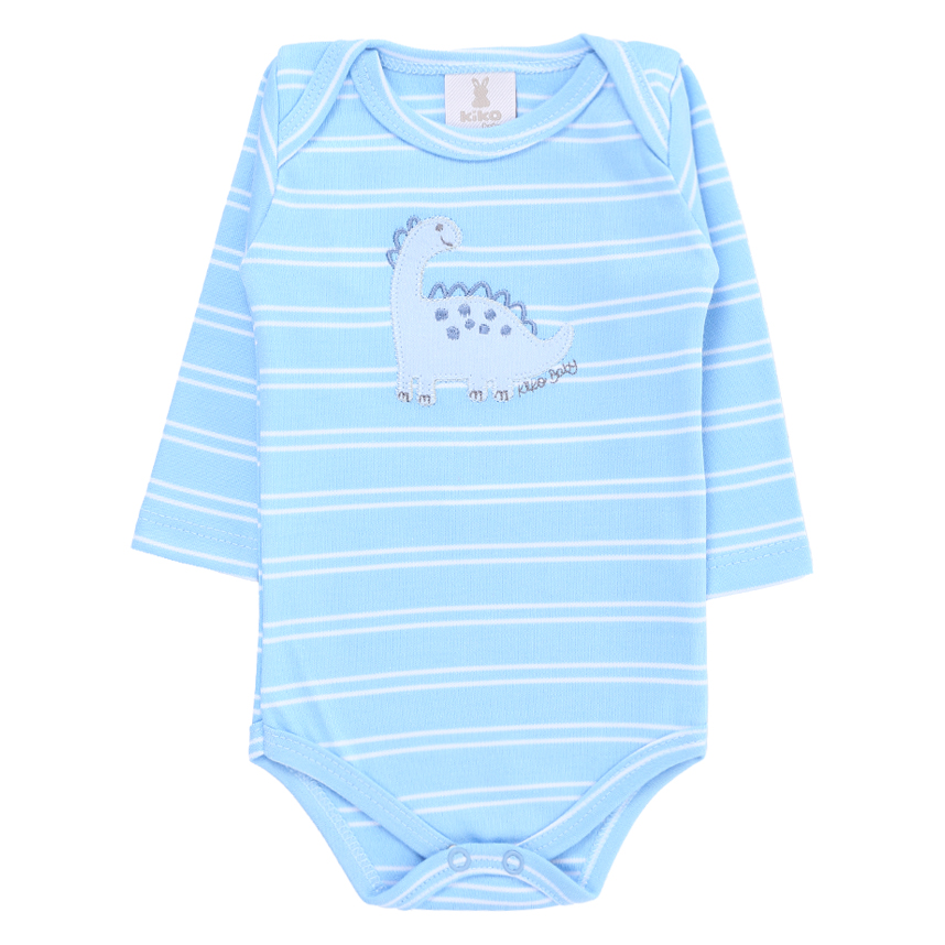 Body Kiko Baby Manga Longa Estampa Dinossauro 3 Peças Body Kiko Baby Manga Longa Estampa Dinossauro 3 Peças