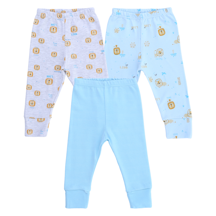 Kit Mijão Kiko Baby Suedine Bordado Leão 3 Peças Kit Mijão Kiko Baby Suedine Bordado Leão 3 Peças