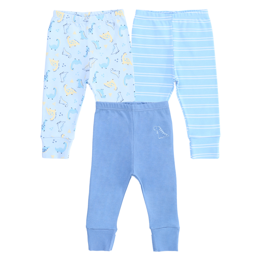 Kit Mijão Kiko Baby Suedine Bordado Dinossauro 3 Peças