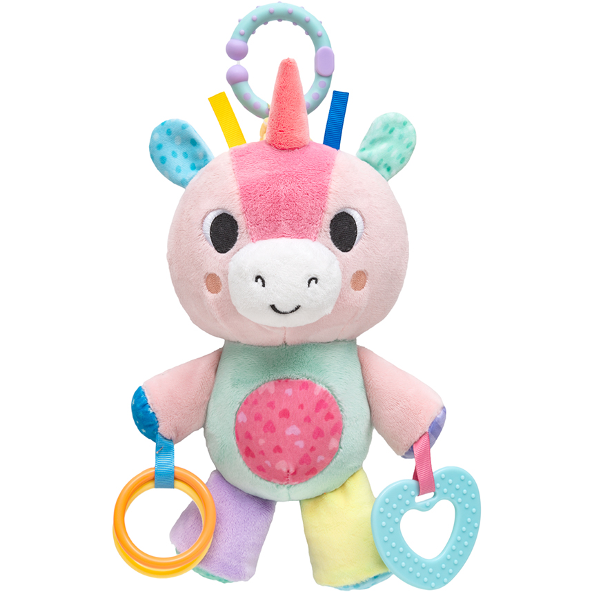 Pelúcia Infantil Buba Treme-treme Com Mordedor Unicórnio Pelúcia Infantil Buba Treme-treme Com Mordedor Unicórnio