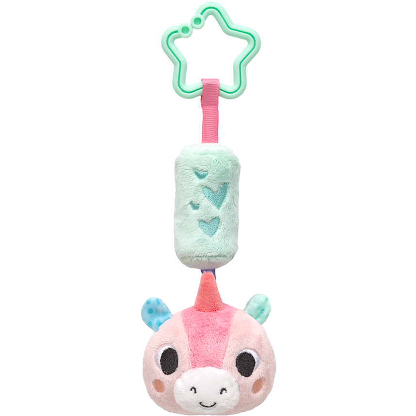 Pelúcia Infantil Buba Zoo Unicórnio Com Sininho e Mordedor Pelúcia Infantil Buba Zoo Unicórnio Com Sininho e Mordedor