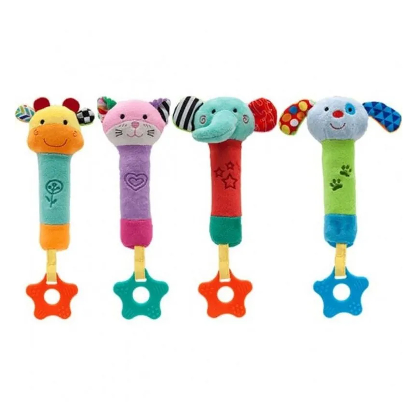 Pelúcia Educativa Buba Buzina com Mordedor Sortidos Colorido Pelúcia Educativa Buba Buzina com Mordedor Sortidos Colorido