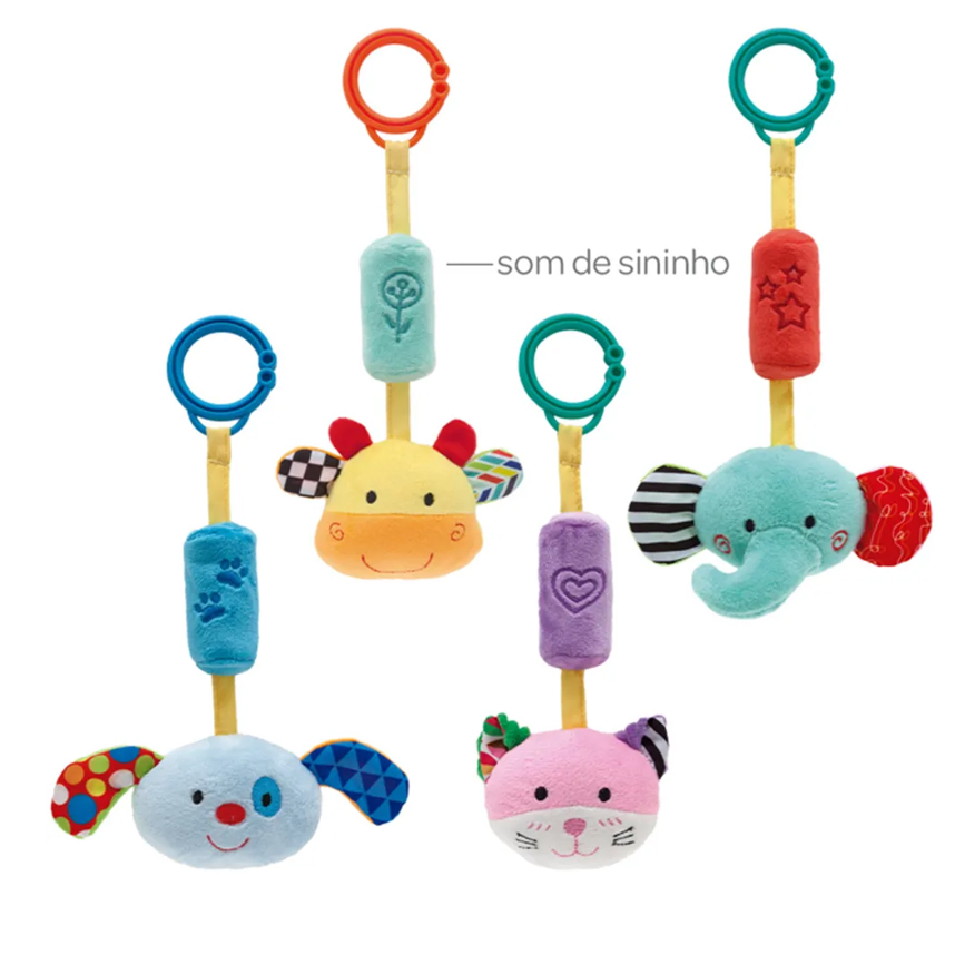 Pelúcia Educativa Buba Som Sininho Zoo Sortidos Colorido Pelúcia Educativa Buba Som Sininho Zoo Sortidos Colorido