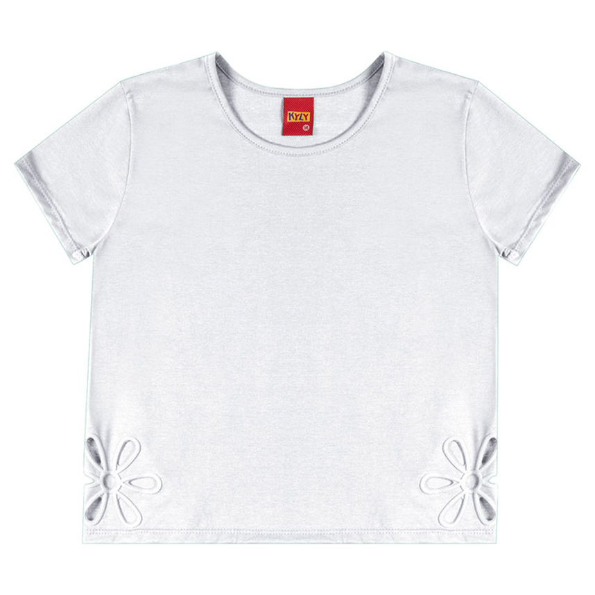 Blusa Infantil Kyly Regata Básica Em Cotton