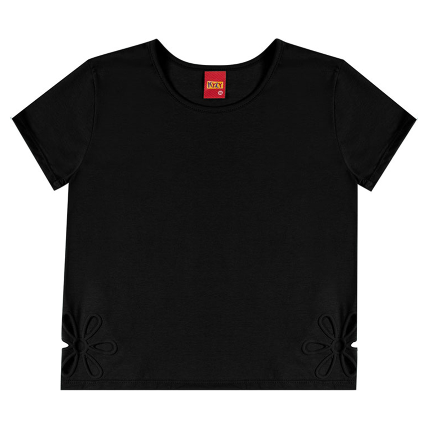 Blusa Infantil Kyly Regata Básica Em Cotton