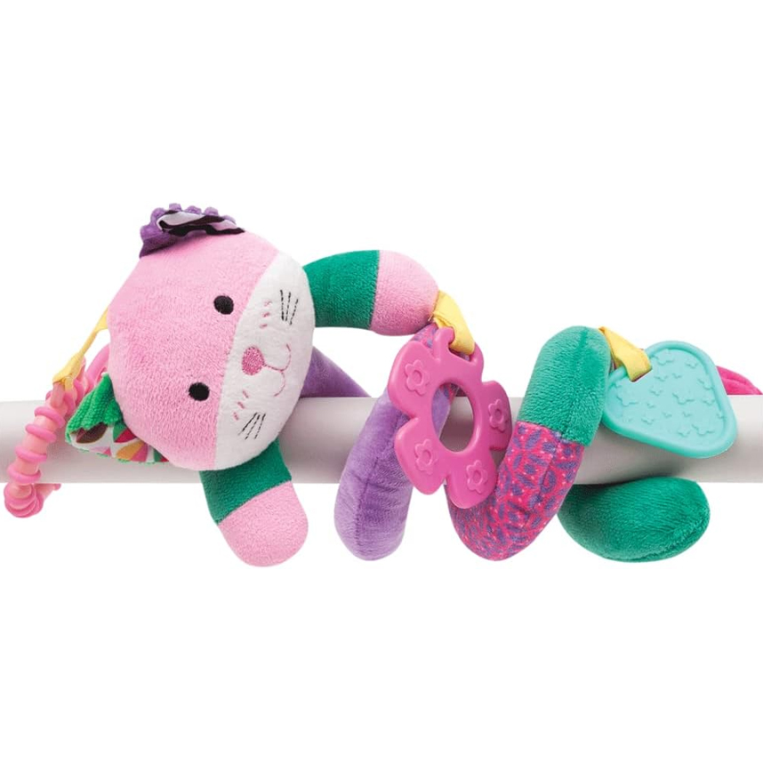 Pelúcia Educativa Buba com Mola Gatinho Colorido Pelúcia Educativa Buba com Mola Gatinho Colorido