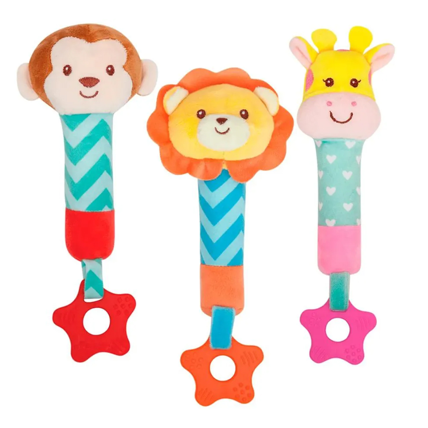 Pelúcia Educativa Buba Buzina Com Mordedor Sortidos Colorido Pelúcia Educativa Buba Buzina Com Mordedor Sortidos Colorido