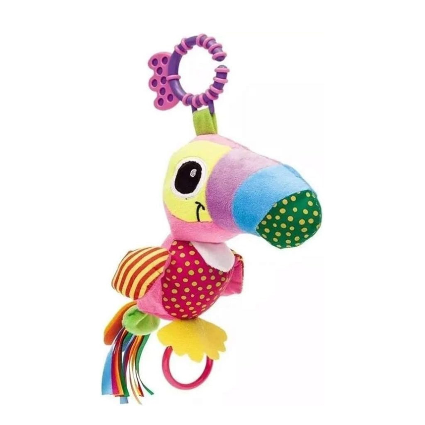 Pelúcia Bebê Buba Tucano Com Mordedor E Pendurador Pelúcia Bebê Buba Tucano Com Mordedor E Pendurador