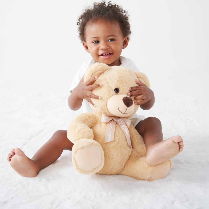 Pelúcia Buba Ursinho Xodó com Laço 32 cm Pelúcia Buba Ursinho Xodó com Laço 32 cm