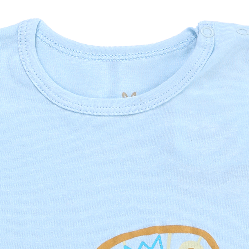 Macacão Curto Bebê Kiko Baby Em Suedine