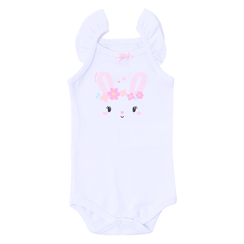 Conjunto Bebê Kiko Baby Bordado Coelho