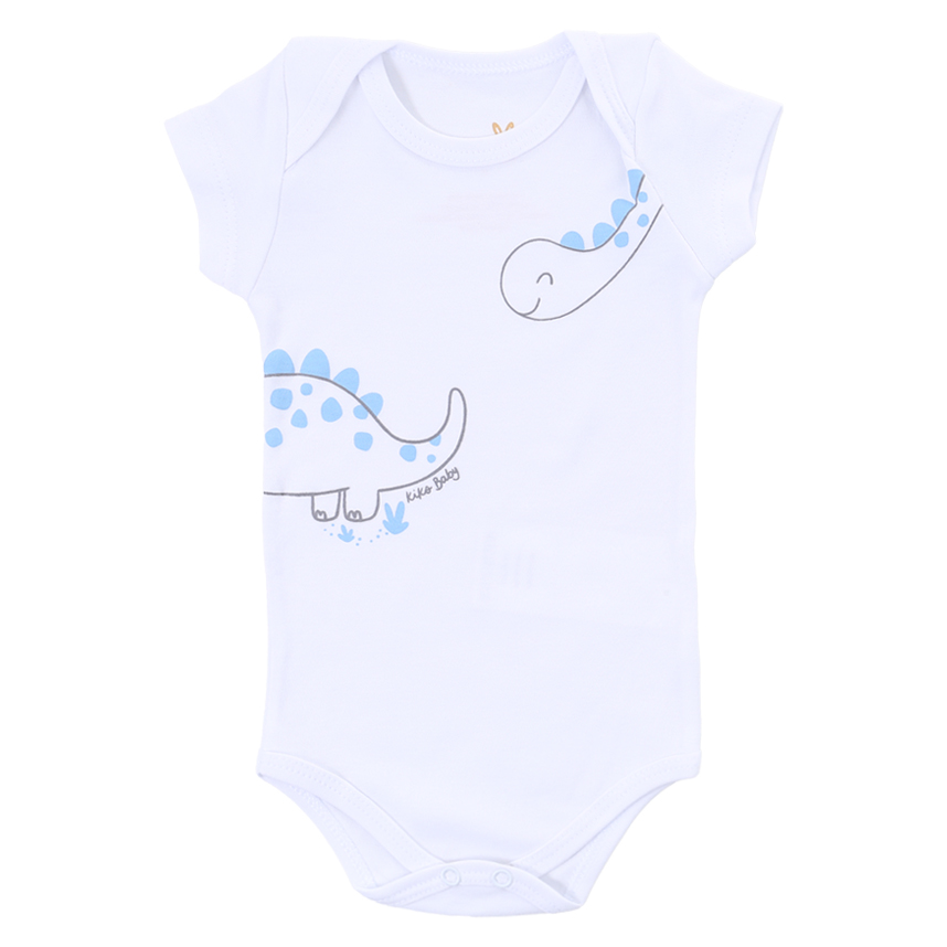 Conjunto Bebê Kiko Baby Body E Bermuda Em Suedine