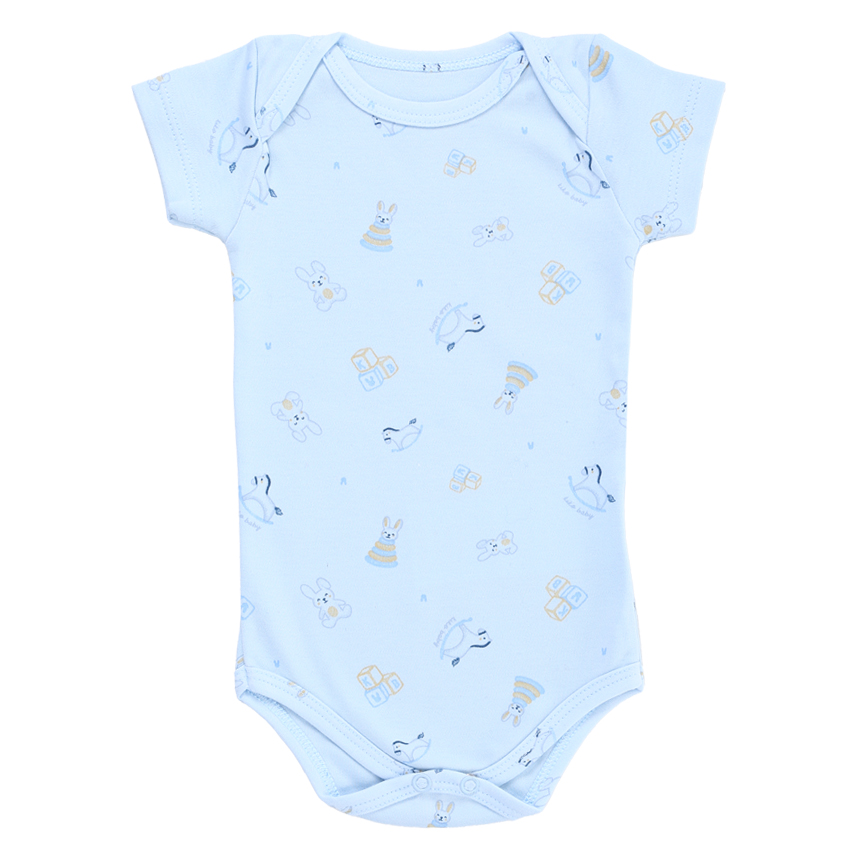 Conjunto Bebê Kiko Baby Body E Bermuda Em Suedine