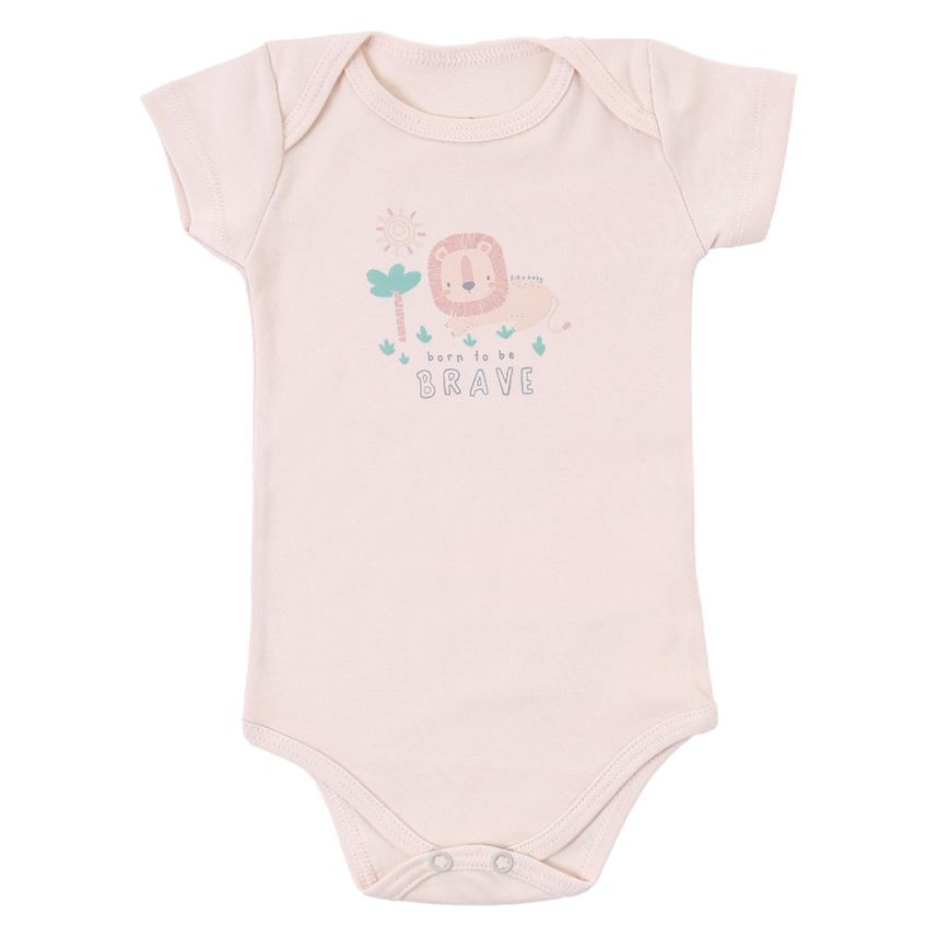 Conjunto Bebê Kiko Baby Body E Bermuda Leão
