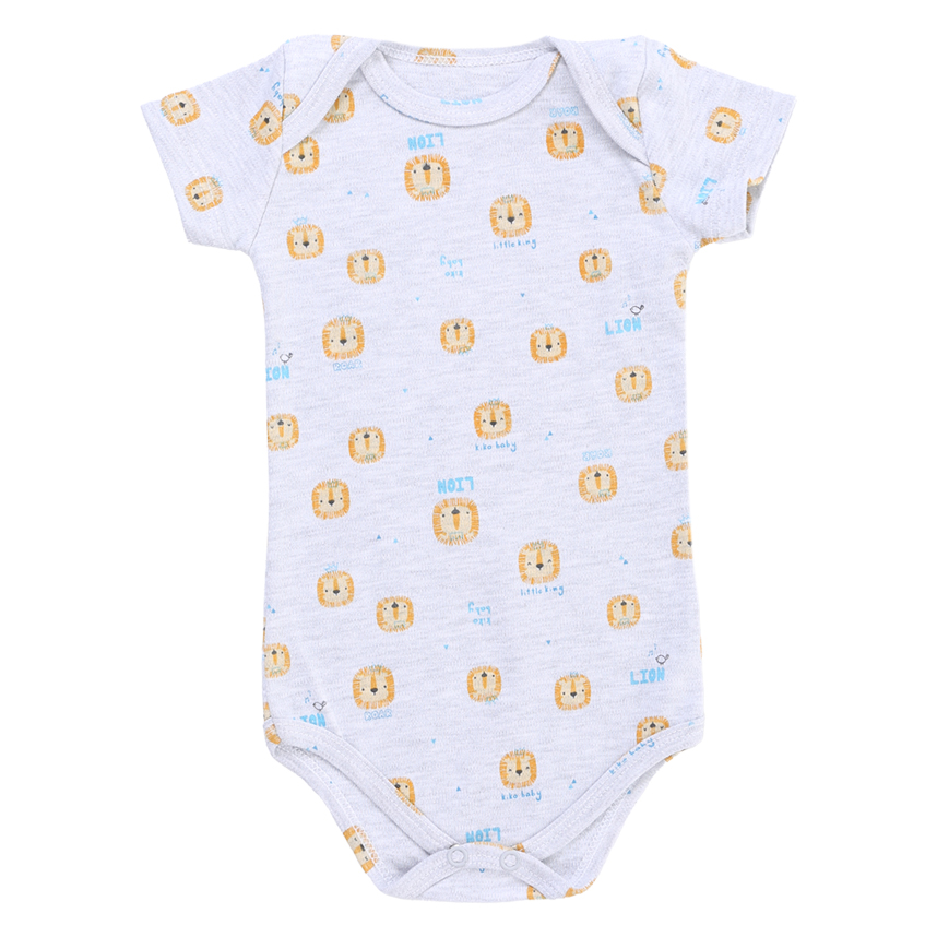 Conjunto Bebê Kiko Baby Body e Macacão Leão