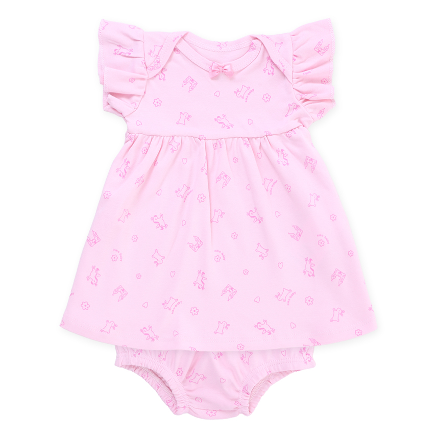 Vestido Bebê Kiko Baby Estampa Unicónio Vestido Bebê Kiko Baby Estampa Unicónio