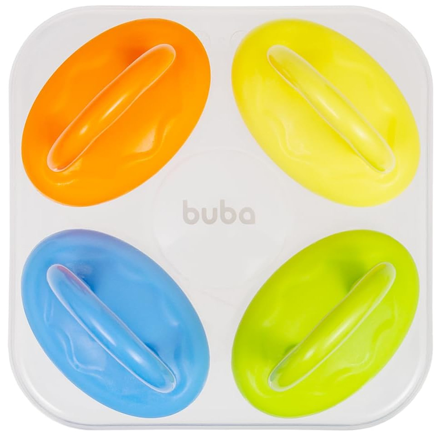 Forminha Para Picolé Buba 4 Unidades Forminha Para Picolé Buba 4 Unidades