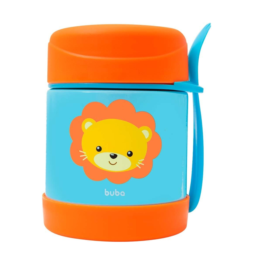 Pote Térmico Buba Animal Fun Leão 320 ml Pote Térmico Buba Animal Fun Leão 320 ml