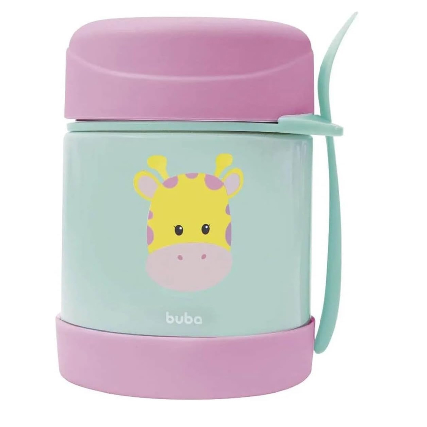 Pote Térmico Buba Animal Fun Girafa 320 ml Pote Térmico Buba Animal Fun Girafa 320 ml