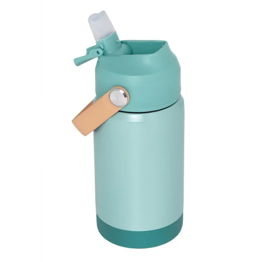 Copo Térmico Buba Parede Dupla Com Bico E Canudo 360 ml