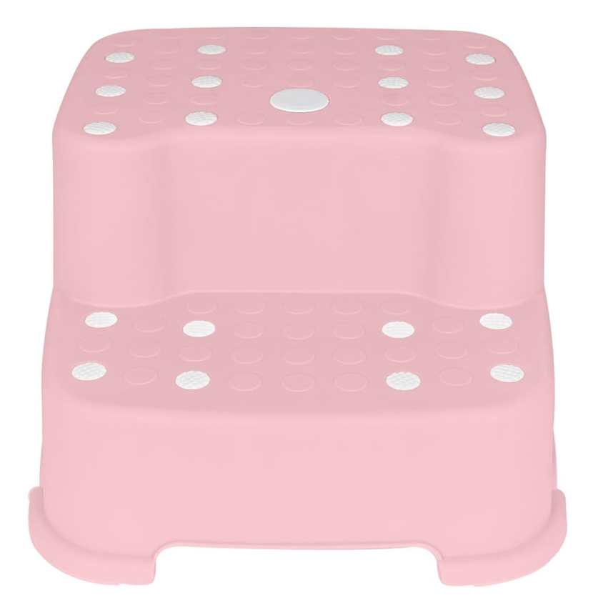 Degrau Duplo Infantil Buba Antiderrapante Rosa Degrau Duplo Infantil Buba Antiderrapante Rosa