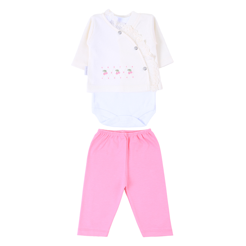 Pagão Puro Carinho Body Com Casaco Bordado E Calça 3 Peças