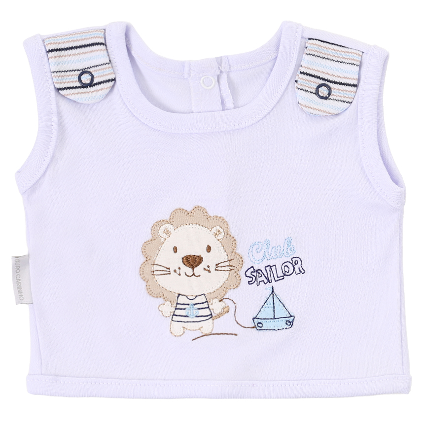 Conjunto Puro Carinho Body Bordado Casaco E Calça 3 Peças Conjunto Puro Carinho Body Bordado Casaco E Calça 3 Peças