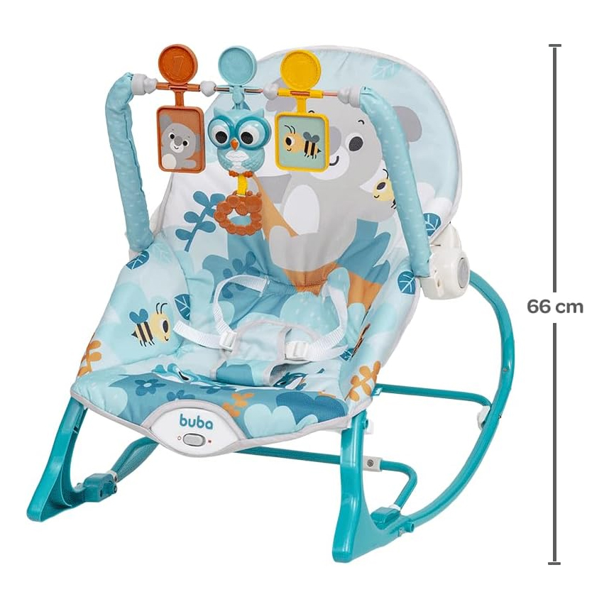 Cadeira de Balanço Buba Vibratória Musical Floresta Cadeira de Balanço Buba Vibratória Musical Floresta