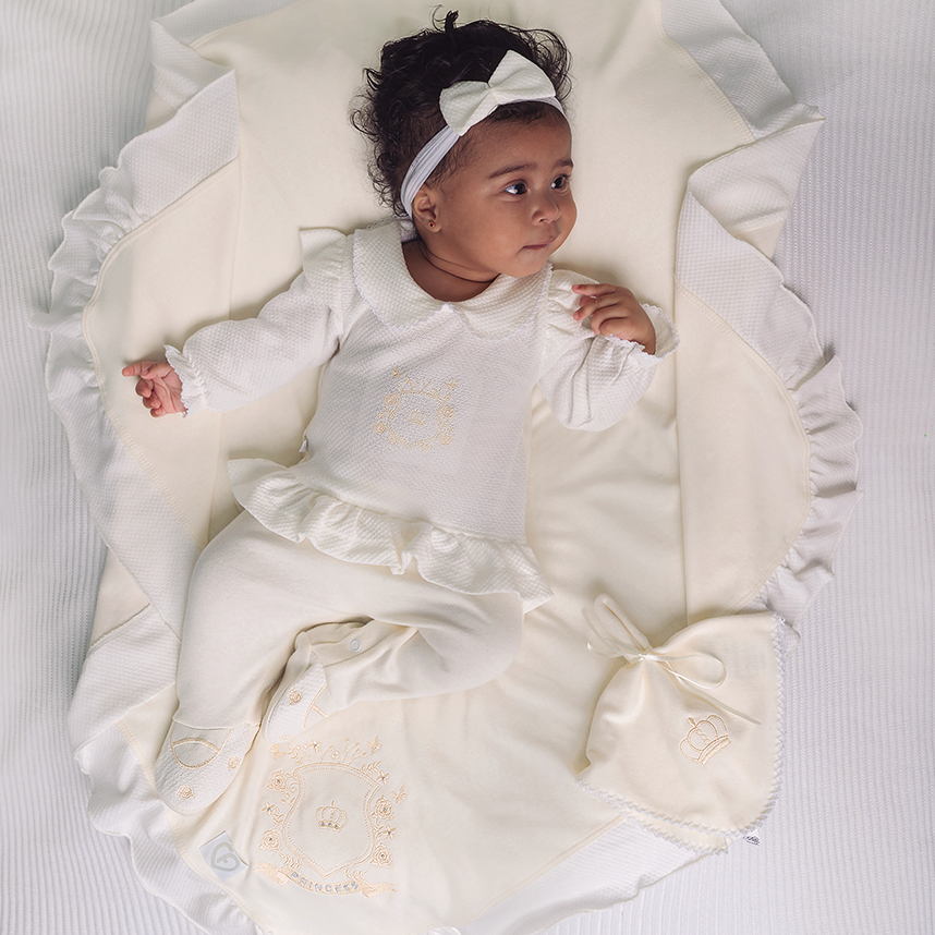 Saída Maternidade Fofinho Macacão 4 Peças Saída Maternidade Fofinho Macacão 4 Peças