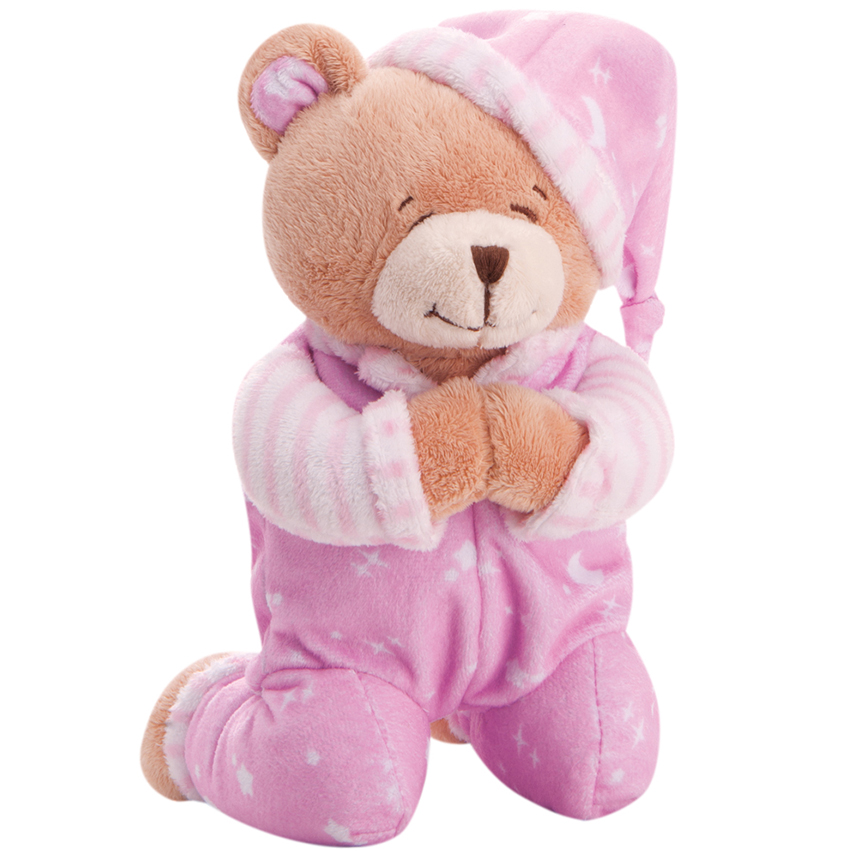 Brinquedo Pelúcia Infantil Ursinho Reza Brinquedo Pelúcia Infantil Ursinho Reza